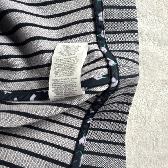 Cabi Womens Navy White Striped Button Front Long-Sleeve Jacket Small Style 5474 - Picture 5 of 11